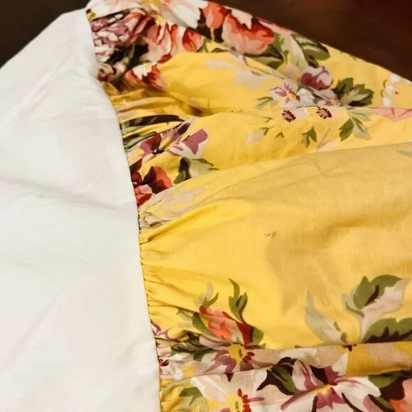 Vintage Ralph Lauren Home Sophie Brooke Twin Fitted Sheet Bed Skirt 2 Shams